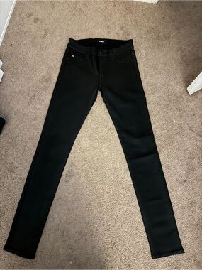 Women’s Hudson Krista super skinny Black shiny Skinny Jeans - Slim Fit size 27